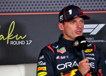 Max Verstappen detailed how tricky it was to stay focused as he took pole in Azerbaijan