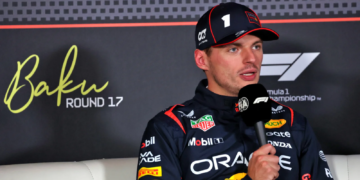 Max Verstappen detailed how tricky it was to stay focused as he took pole in Azerbaijan