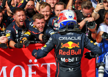 Max Verstappen surged to victory in the Italian GP
