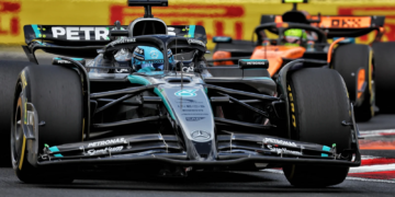 George Russell has downplayed Mercedes' advantage as a works team