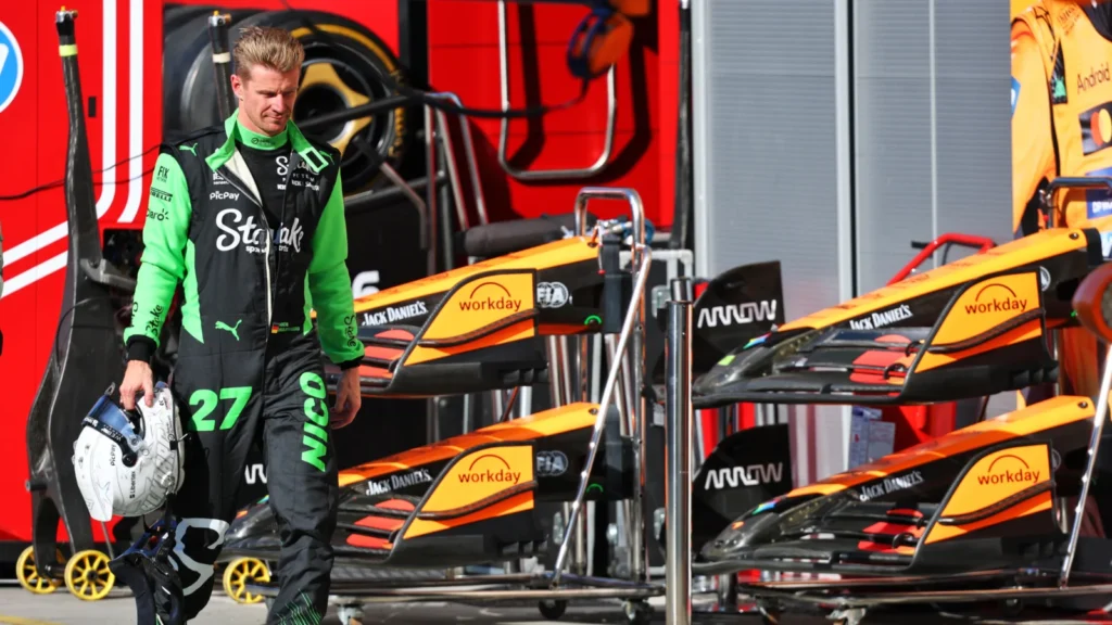 Nico Hulkenberg was set to start the Italian GP 12th but a hydraulics issue ended his race before it even began