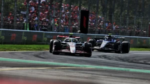 Oliver Bearman was caught by Carlos Sainz in the Italian GP, leading to a collision