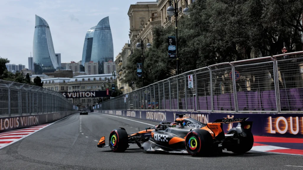 Oscar Piastri suffered a difficult day's running in free practice for the Azerbaijan GP
