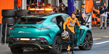 Oscar Piastri needed a lift back to the pits after crashing out of qualifying