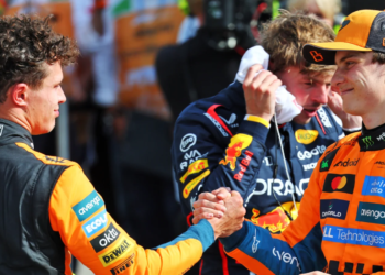 Oscar Piastri conceded second place to McLaren team-mate Lando Norris late in the Italian GP