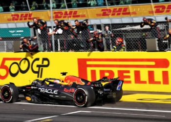 Laurent Mekies saw Max Verstappen take Red Bull's first F1 win under his stewardship
