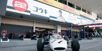 Yuki Tsunoda will take the wheel of classic Honda F1 machine. Image: Red Bull Content Pool