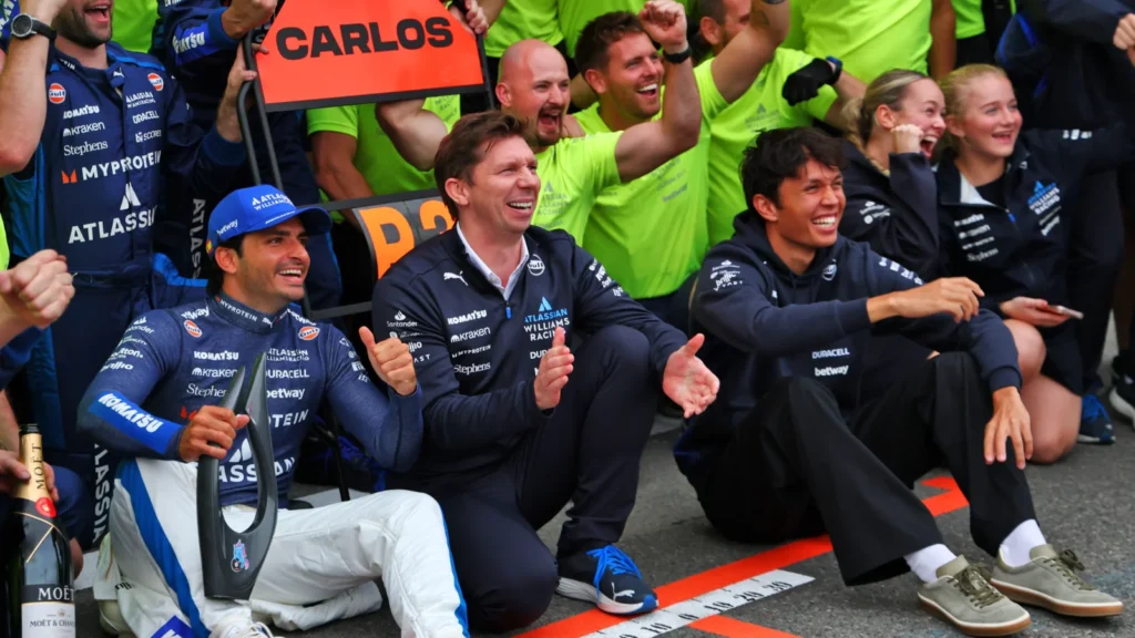 Williams boss James Vowles lauded Carlos Sainz's podium