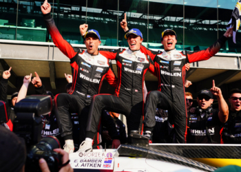 Vesti, Aitken and Bamber take victory for Cadillac at Indy in IMSA