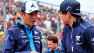 Alex Albon and Yuki Tsunoda remain in regular contact
