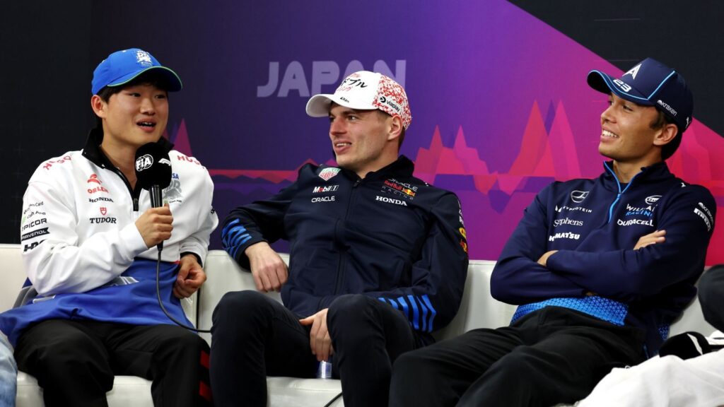 Alex Albon knows the feeling of having to compete against Max Verstappen, like Yuki Tsunoda does now