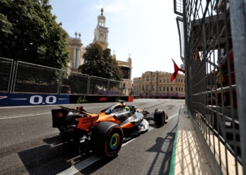 Lando Norris heads opening Azerbaijan GP practice