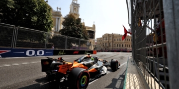 Lando Norris heads opening Azerbaijan GP practice