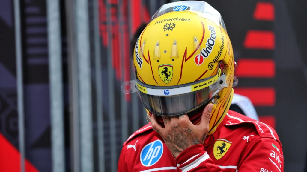 Lewis Hamilton has been forced to endure Ferrari's dramatic decline in 2025