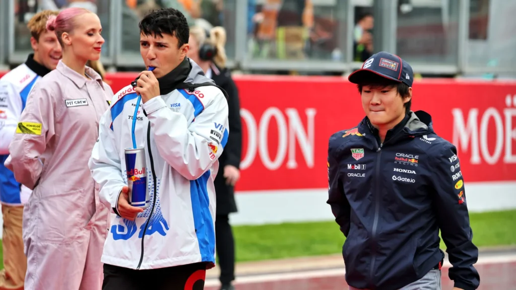 Yuki Tsunoda is facing competition for his Red Bull drive from Isack Hadjar