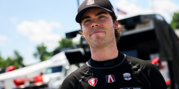 Hughes finished third in the 2025 Indy NXT championship. Photo: IndyCar - Travis Hinkle