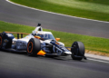 O'Ward was one of four drivers on track during the test. Photo: Kevin Dejewski