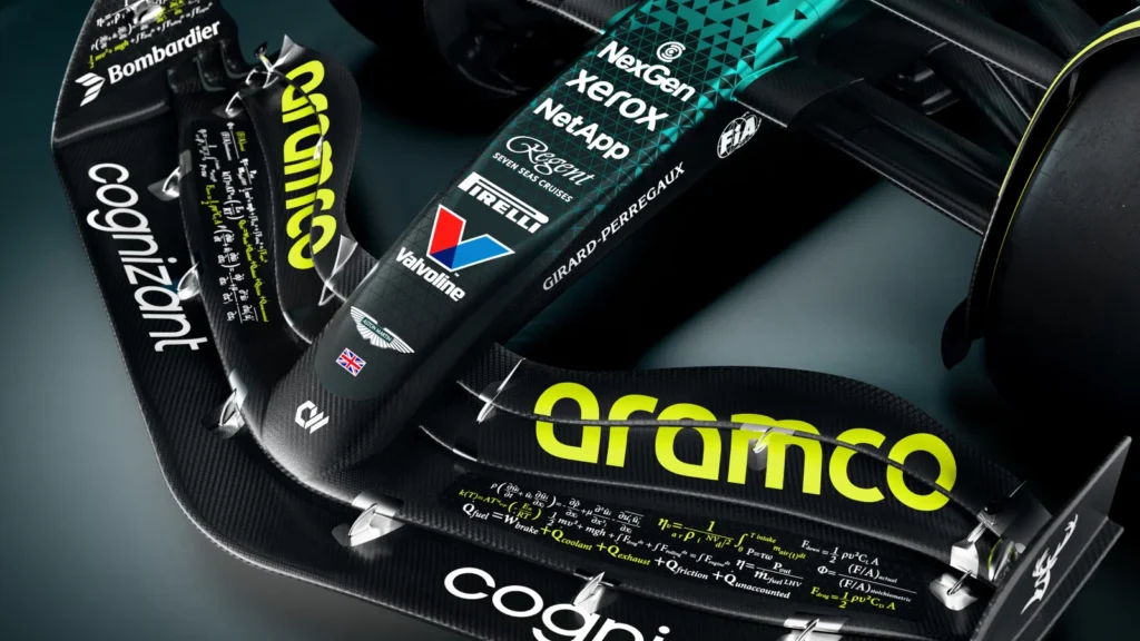 Aston Martin special edition livery for the United States Grand Prix