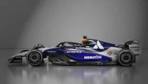 Williams 2002 throwback livery for the 2025 United States Grand Prix