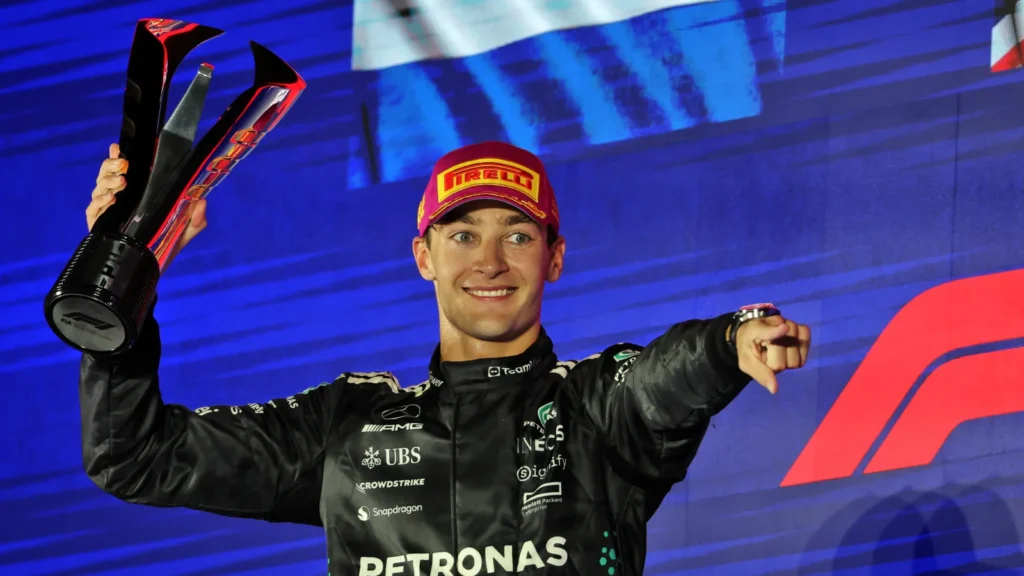 George Russell Singapore Grand Prix tribute to Lewis Hamilton