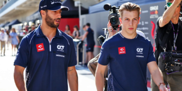 Liam Lawson received a text from predecessor Daniel Ricciardo