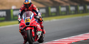 Luca Marini sets the pace in first Indonesia MotoGP practice