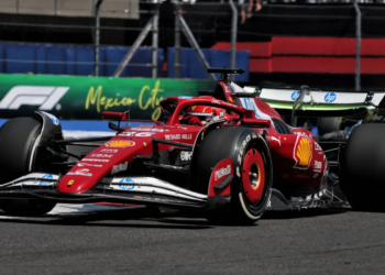 Charles Leclerc headed the times in FP1 in Mexico