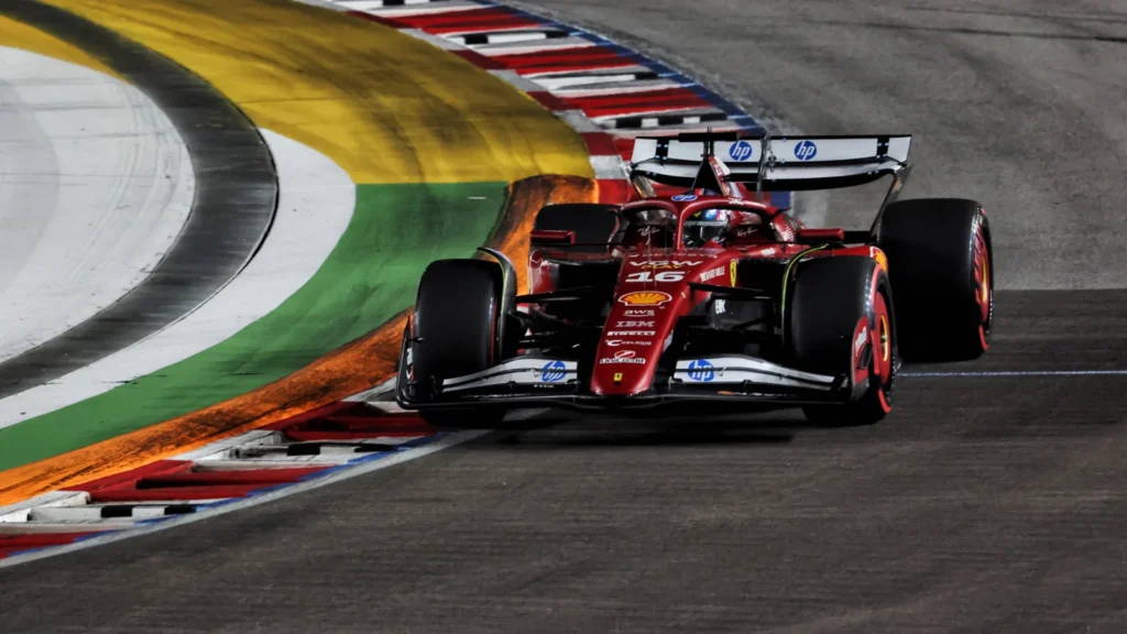 Charles Leclerc hauled his Ferrari to sixth in Singapore, after suffering a similar brake issue to team-mate Lewis Hamilton's