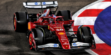 Charles Leclerc will line up seventh on the grid for the Singapore GP