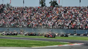 Several drivers cut the opening corners and went unpunished in the Mexico GP