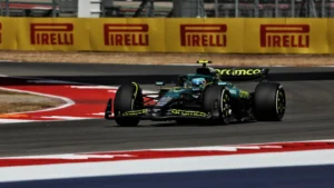 Aston Martin's pace waned as the US GP weekend progressed