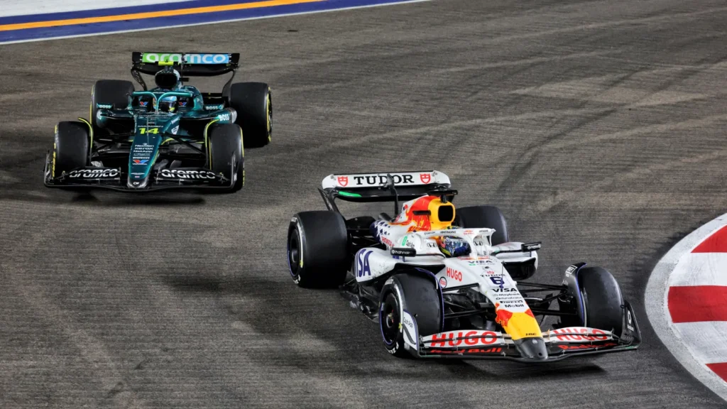Fernando Alonso was unimpressed with Isack Hadjar's defence in the Singapore GP