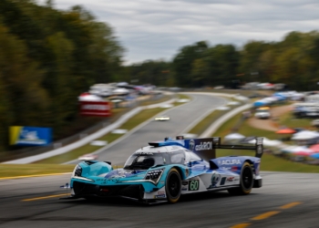 Tom Blomqvist claims IMSA pole with new Petit Le Mans lap record