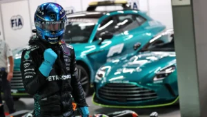George Russell took a mesmeric pole position for the F1 Singapore GP