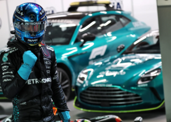 George Russell took a mesmeric pole position for the F1 Singapore GP