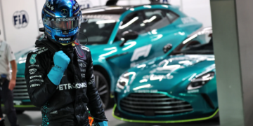 George Russell took a mesmeric pole position for the F1 Singapore GP