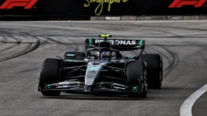 Kimi Antonelli played a role in Mercedes' victory in Singapore
