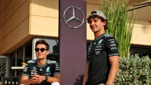 Kimi Antonelli and George Russell will continue with Mercedes in 2026
