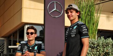 Kimi Antonelli and George Russell will continue with Mercedes in 2026