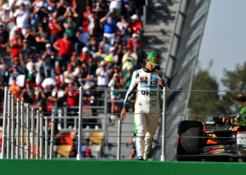 Lando Norris did not receive the most heroic of welcomes after winning the Mexico GP