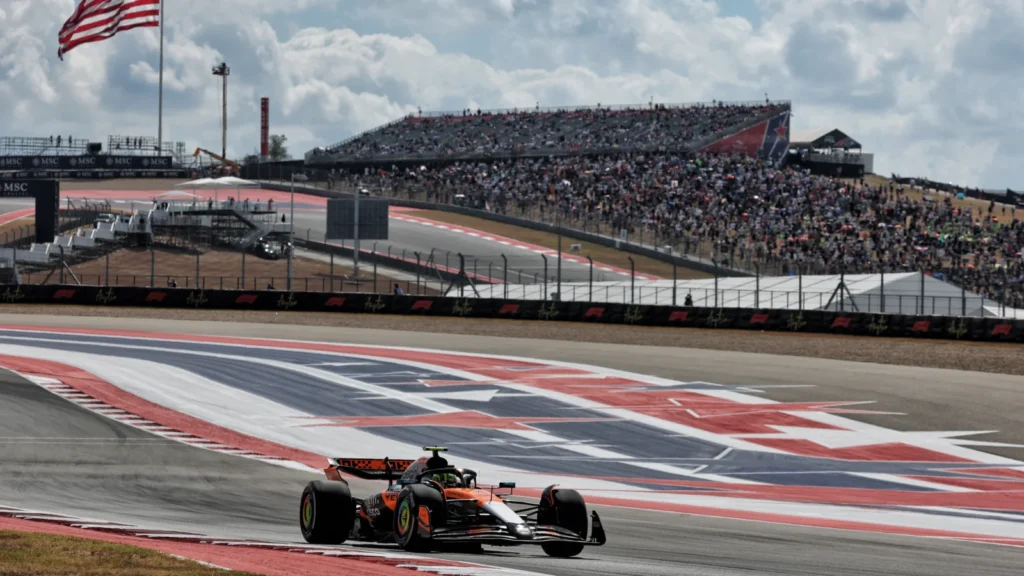 Lando Norris went fastest in FP1 at COTA