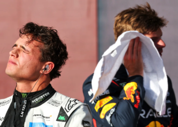 Lando Norris missed out on pole at the US GP to Max Verstappen