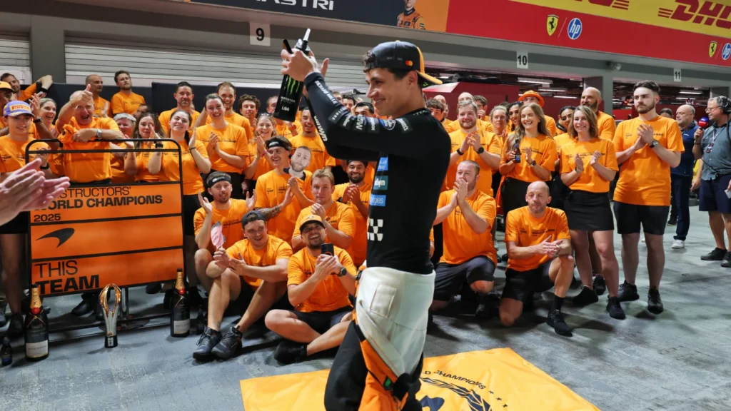 Lando Norris helped McLaren win successive Constructors' titles