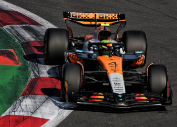 Lando Norris secured a dominant pole position in Mexico City