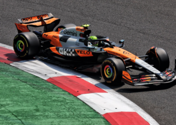 Lando Norris topped the timesheets in FP3 for the F1 Mexico GP