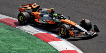 Lando Norris topped the timesheets in FP3 for the F1 Mexico GP
