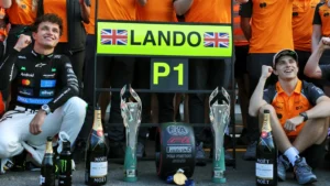 The championship lead has changed hands down at McLaren