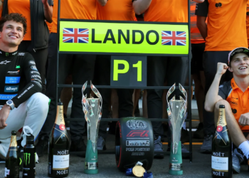 The championship lead has changed hands down at McLaren