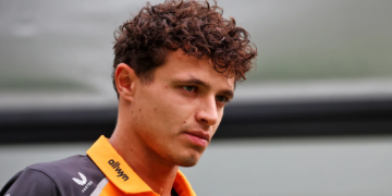 Lando Norris was downcast after a tricky Friday in Singapore