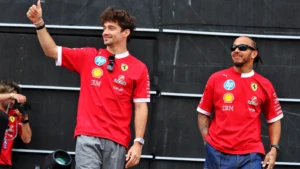 Lewis Hamilton and Charles Leclerc were at the centre of a team orders blunder in Baku